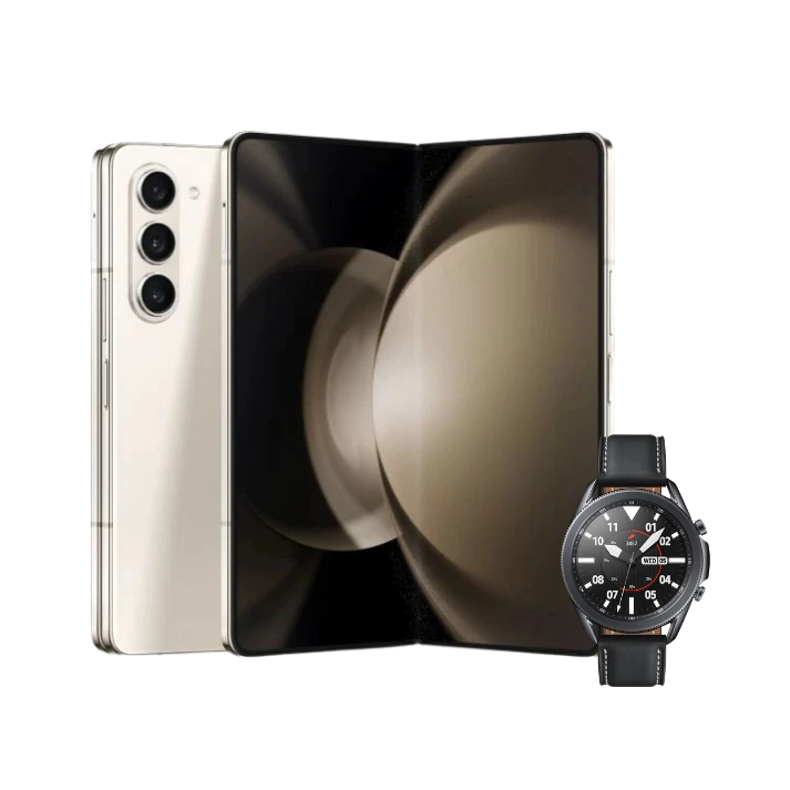 Samsung Galaxy Z Fold 5 256GB Cream  Brand New + Samsung Watch