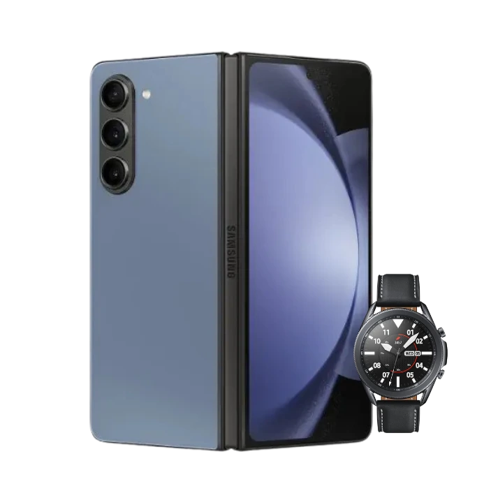 Samsung Galaxy Z Fold 5 256GB Icy Blue Brand New + Samsung Watch
