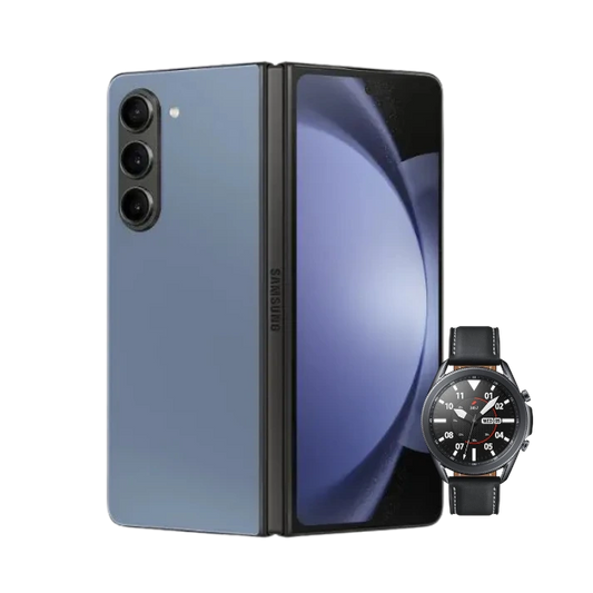 Samsung Galaxy Z Fold 5 256GB Icy Blue Brand New + Samsung Watch
