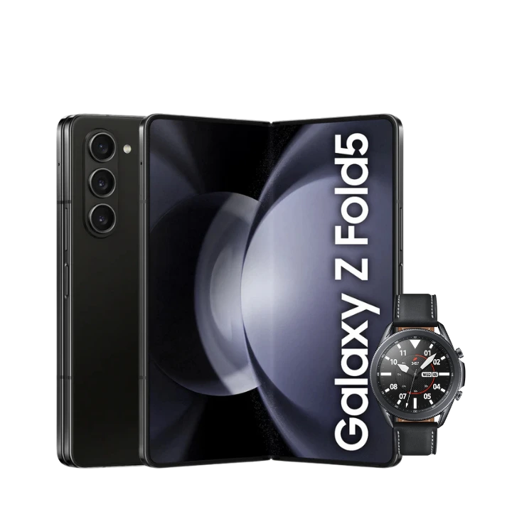 Samsung Galaxy Z Fold 5 256GB Phantom Black Brand New + Samsung Watch
