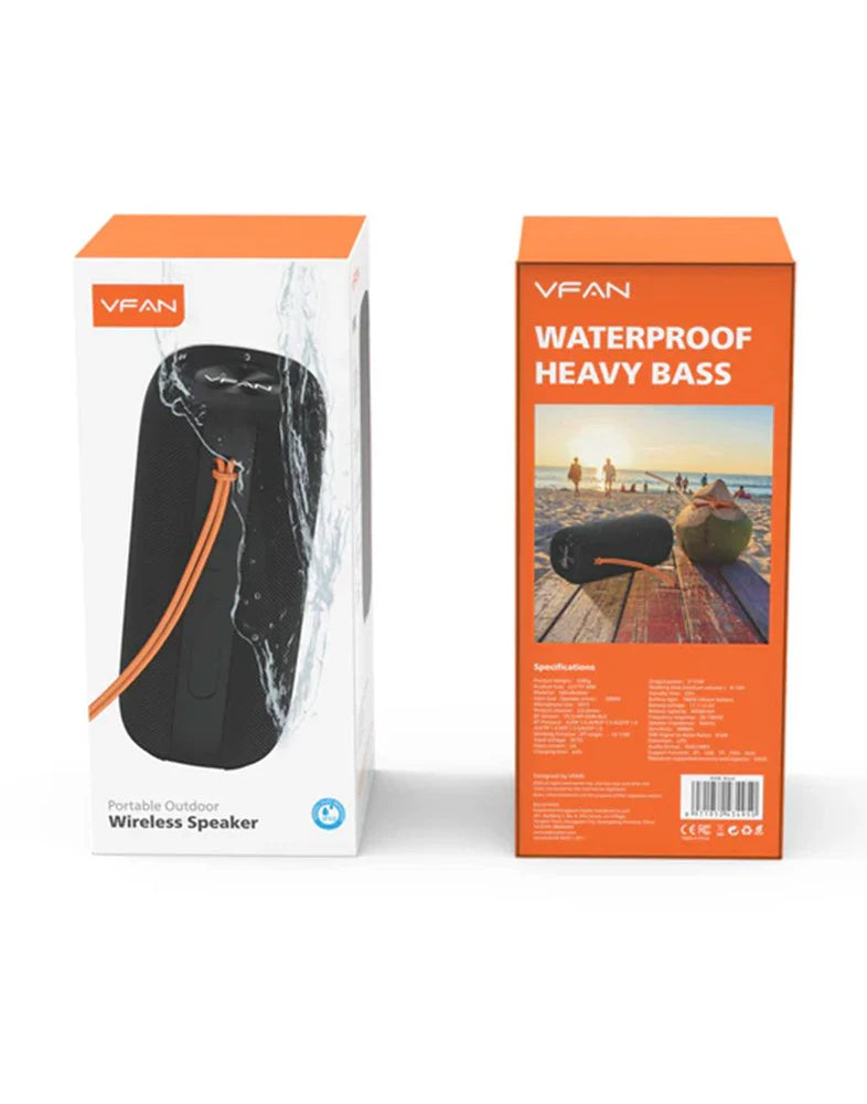VFAN Deep Bass Bluetooth Speaker With Strap (BS08)