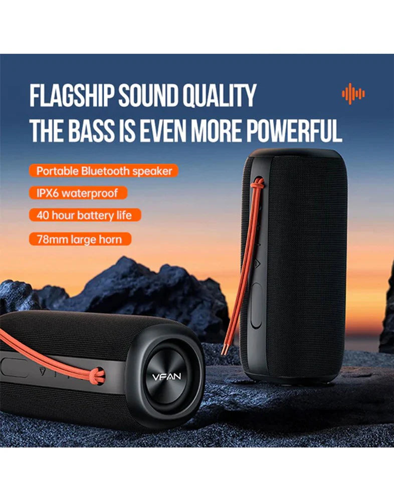 VFAN Deep Bass Bluetooth Speaker With Strap (BS08)