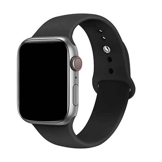 Silicone Watch Strap 39 / 40 / 41mm – Black