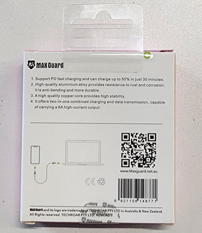 Max Guard 60W Series Type-C To Type-C Cable MC01H Pink