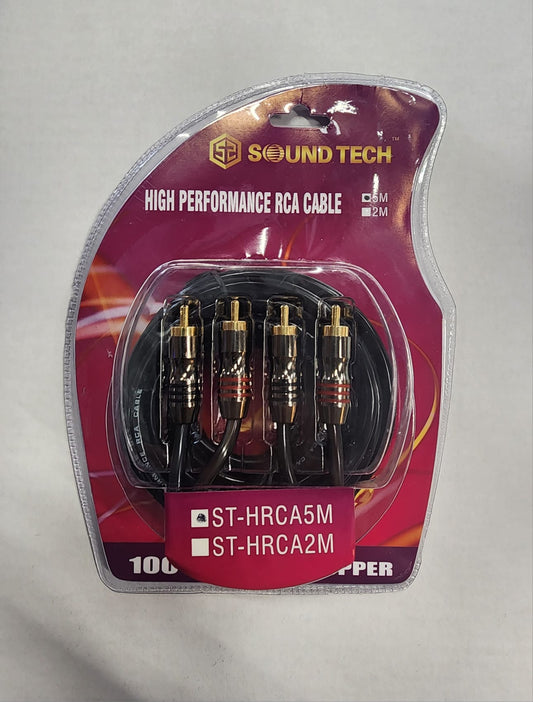 Sound Tech High Performance RCA Cable ST-HRCA5M