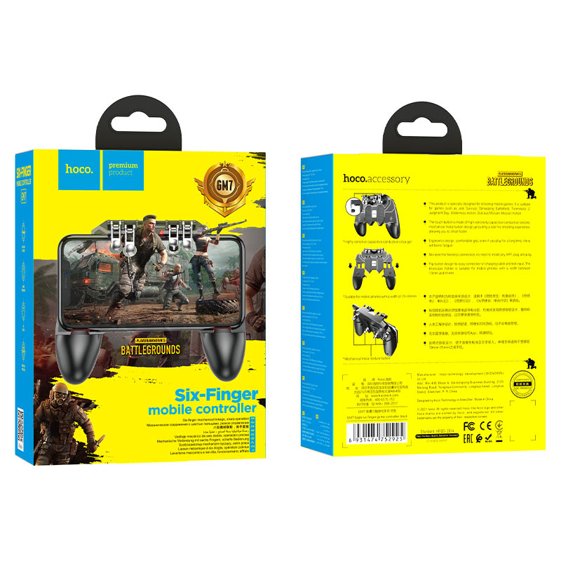 HOCO GM7 SIX FINGER MOBILE  CONTROLLER BRAND NEW