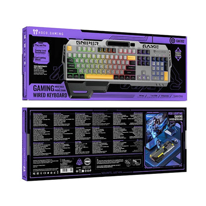 HOCO Ultimate Pro Gaming Combo GM702 keyboard+W118 Headphones+ GM52 Mouse
