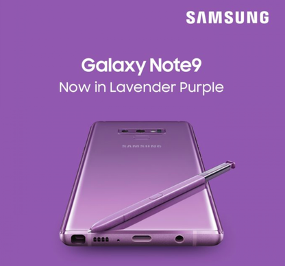 Samsung Galaxy Note 9 128GB  Lavender Purple Excellent in Auckland