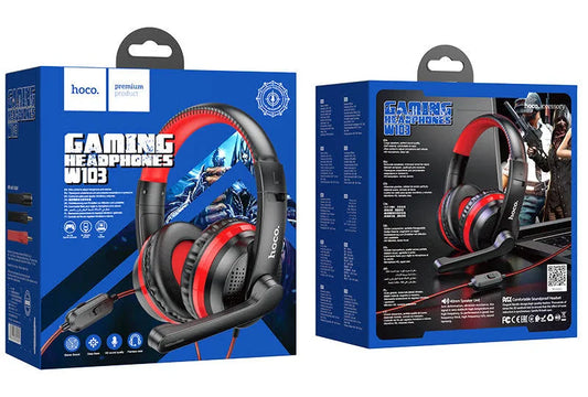 HOCO W103 Gaming Headset – Black