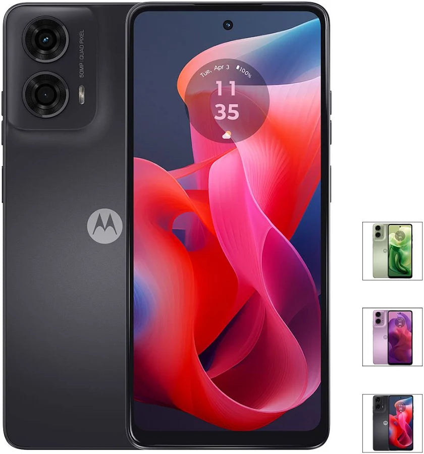 Motorola Moto G04 Dual SIM Smartphone 4+64GB - Concord Black