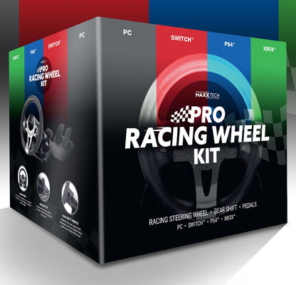 Pro Racing Wheel Kit Console & Pc Brand New